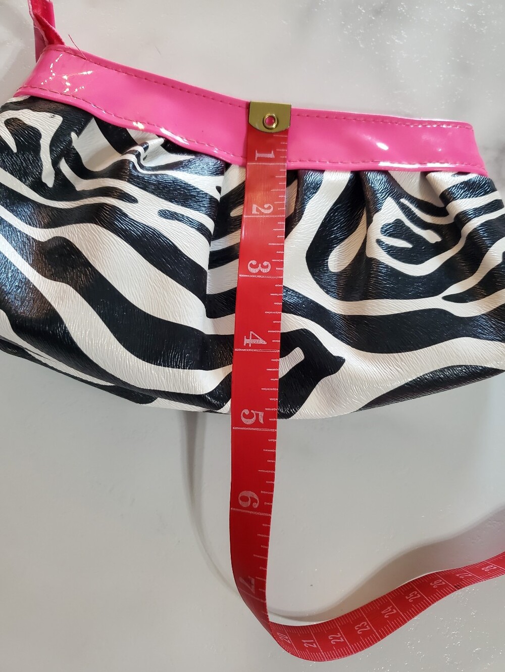 Zebra Print & Hot Pink Make-Up Bag - Picture 12 of 15